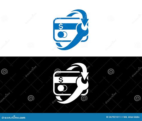 Credit Repair and Money Logo Stock Vector - Illustration of chance ...