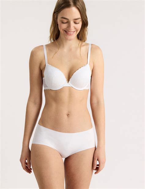 Lindex Bra Linnea In Lace White Push Up BHs Boozt Switzerland