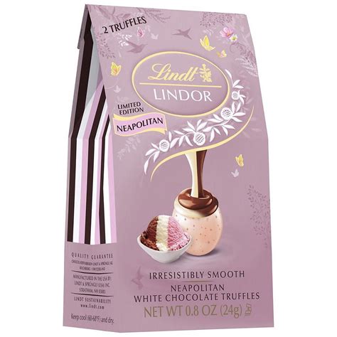 Lindt Lindor Neapolitan Truffles 2 Pack 0 8 Oz Walmart