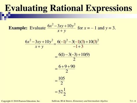 Ppt Chapter 7 Rational Expressions And Equations Powerpoint Presentation Id7073653