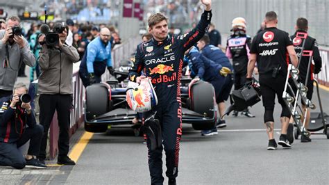 Fórmula 1 Primero Y último Puesto Para Los Pilotos De Red Bulls El Neerlandés Verstappen