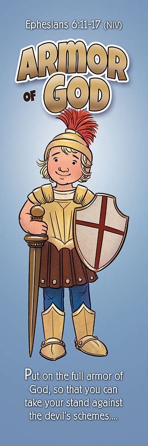 Armor of God Kids General Bookmark | Cokesbury