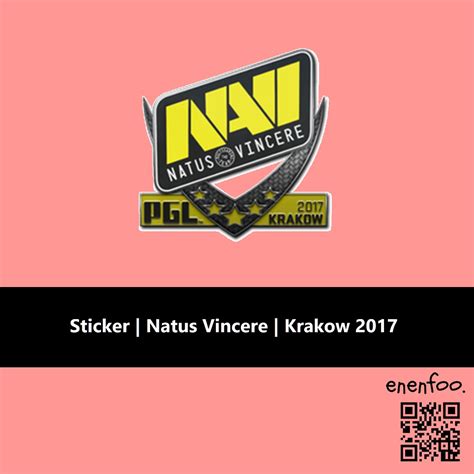 STICKER NATUS VINCERE KRAKOW 2017 17 NAVI CSGO SKINS KNIFE ITEMS CS2