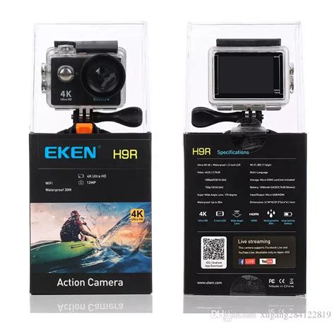 100 Original EKEN H9 H9R Action Camera Ultra HD 4K 25fps WiFi 2 0