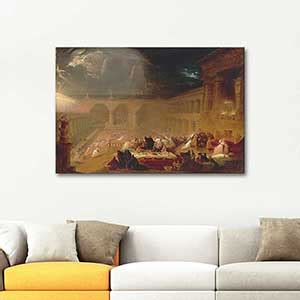 John Martin Belshazzar S Feast Art Print Canvastar