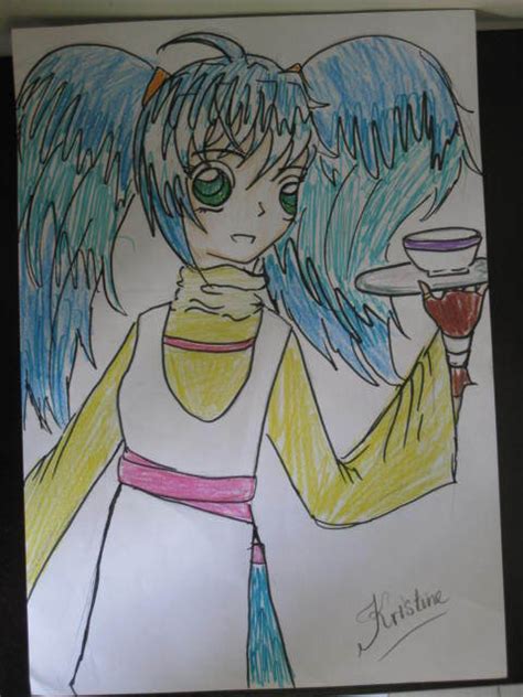 At The Misaki S Cafe Runo Misaki Fan Art Fanpop