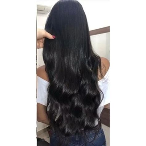 Cabelo Humano Mega Hair Ondulado Cm Gramas Na Tela Produto P