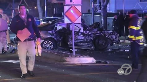 2 Killed Teen Injured After Police Chase Ends In Fiery Crash Vehicle