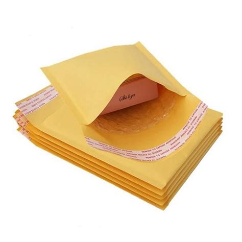 Pcs Kraft Bubble Envelopes Paper Packaging Bags Padded Mailers