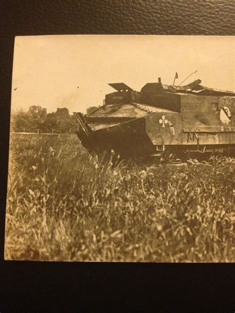 Ak Postkarte Panzer Wk 1 Mit Kennung Frankreich Postimages