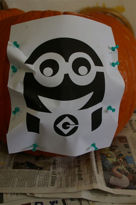 Printable Pumpkin Carving Stencils Minion