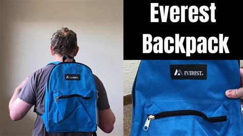 Everest Luggage Basic Backpack Youtube