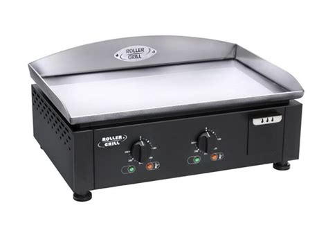 Plancha électrique en inox 3500 W noir 59 x 38 cm Roller Grill