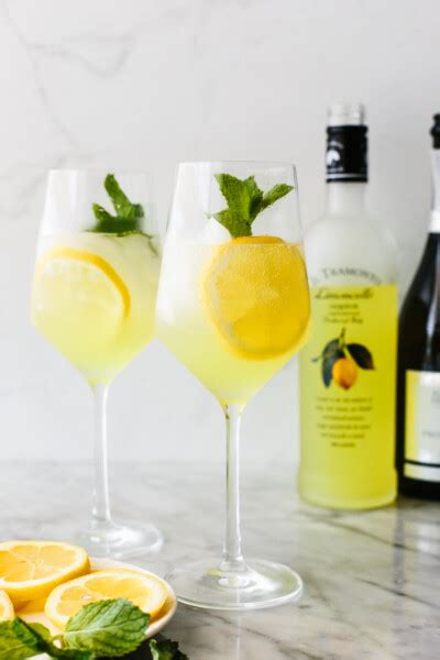 Limoncello Spritz Downshiftology