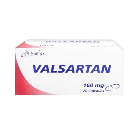 Valsartán 160mg X 20 Cápsulas Spefar Farmadon La Farmacia De La Esquina