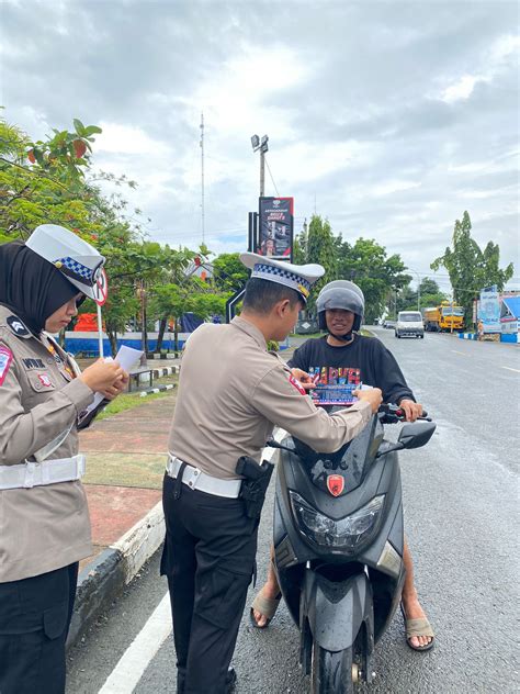 Operasi Patuh Pallawa Pemasangan Sticker Berisi Pelanggaran