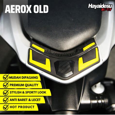 Jual Hayaidesu Aerox NVX Upper Stop Lamp Body Protector Cover Kuning