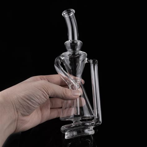 2020 Puffco Peak Recycler Thick Clear Glass For Smoking Doughnut Insert Quartz Dab Bowl The Peak