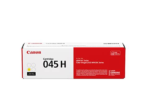 Canon 045H Yellow High Yield Toner Cartridge 1243C001 Office Depot