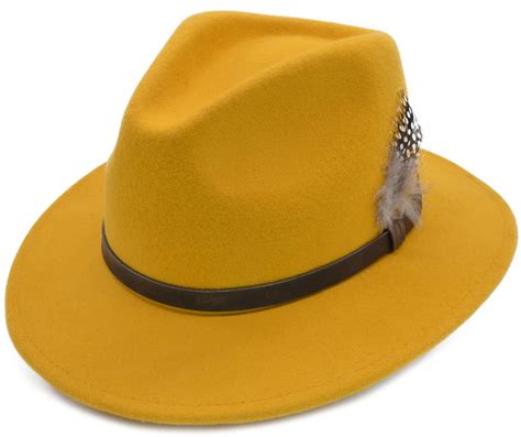 Fedora Hat 100 Wool Felt Fedora Hat Cowboy Fedora Hat Men Etsy