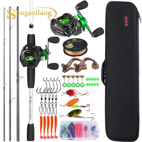 Sougayilang Baitcasting Kit Canna Da Pesca In Fibra Di Carbonio 4