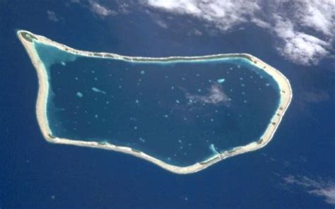 Picture Of The Nukunonu Atoll In Tokelau