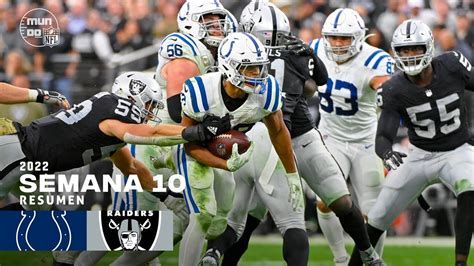 Indianapolis Colts Vs Las Vegas Raiders Semana Nfl Resumen