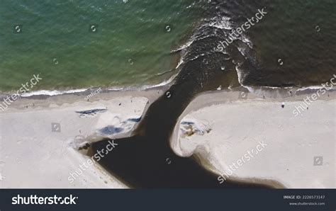 Aerial Photo River Orontes Reaching Sea Stock Photo 2226573147 ...
