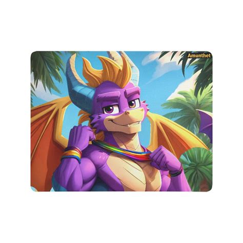 Mousepad Gaming Costum Pc Furry Spyro Yiff Gay Masculine Cartoon Etsy