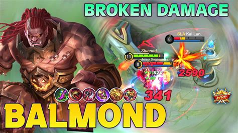 Balmond Broken Damage Top Global Balmond MVP Gameplay Mobile Legends