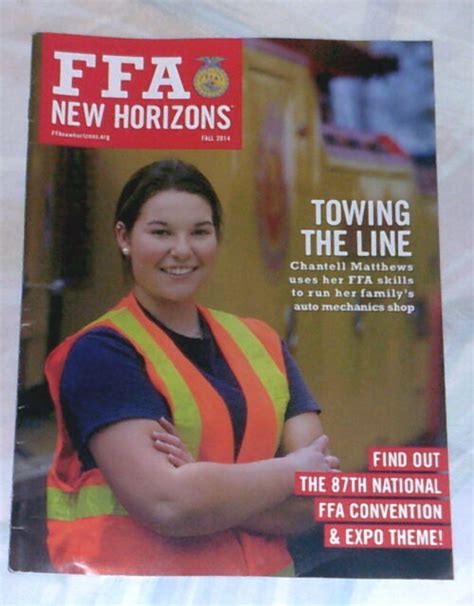 Ffa New Horizons Magazine Fall 2014 Ebay