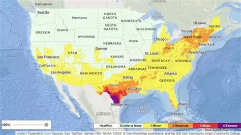 Terrifying Heatwave Map Shows Us States Being Smashed With Extreme