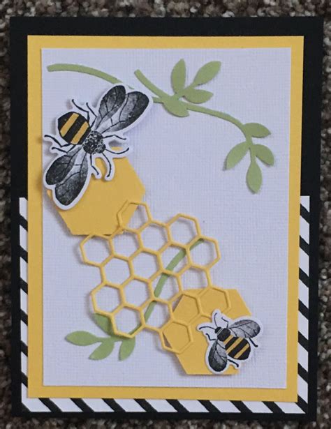 Stampin Up SAB 2020 Bee Cards Bee Birthday Cards Stamped Cards