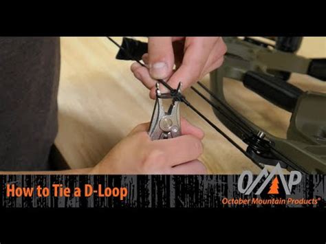 How To Tie A D Loop OMP Bow Shop YouTube