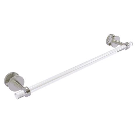 Allied Brass Clearview In Shower Door Towel Bar In Satin Nickel Cv