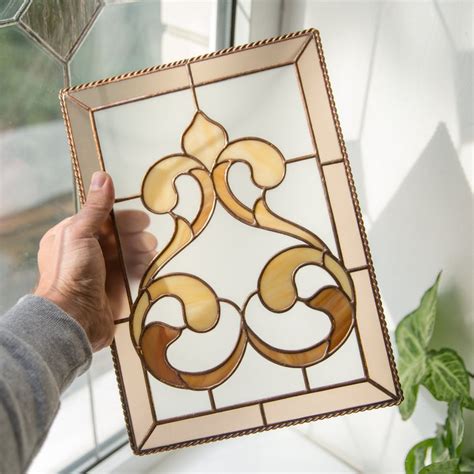 How To Hang Stained Glass Panels In Window Glass Art Stories