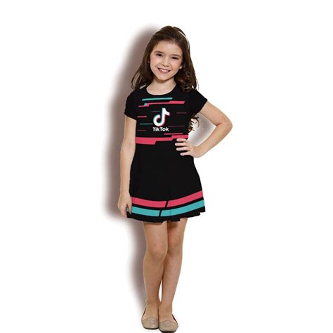 Fantasia Vestido Infantil Feminino Tem Tico Tik Tok Shopee Brasil