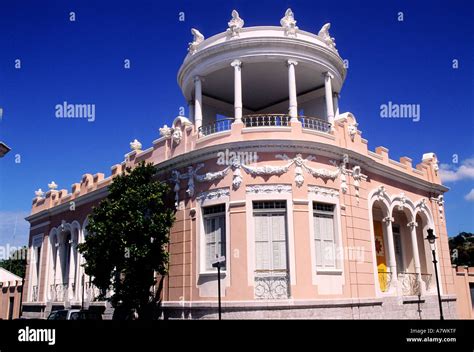 Puerto Rico, Ponce city, colonial architecture Stock Photo - Alamy