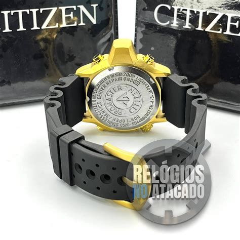 Comprar Relógio Citizen Aqualand dourado branco serie ouro 2023 p aço