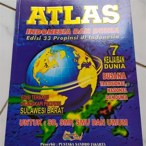 Jual Atlas Indonesia Dan Dunia Plus 7 Keajaiban Dunia Jakarta Selatan