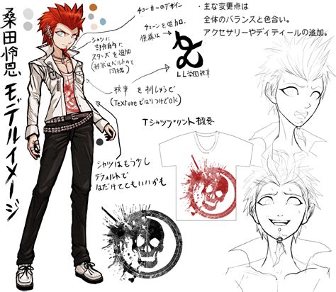 Image Danganronpa 1 Character Design Profile Leon Kuwatapng