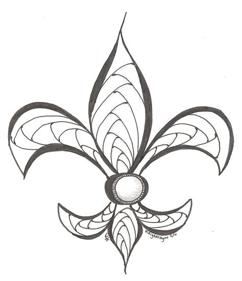 Fleur De Lis Coloring Pages - ClipArt Best