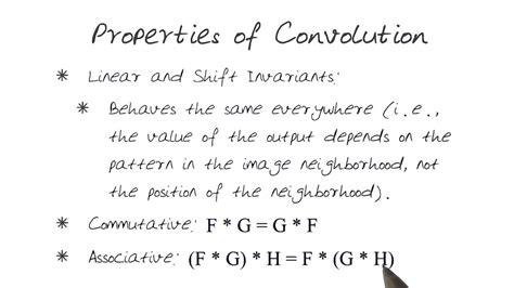 Properties Of Convolution YouTube