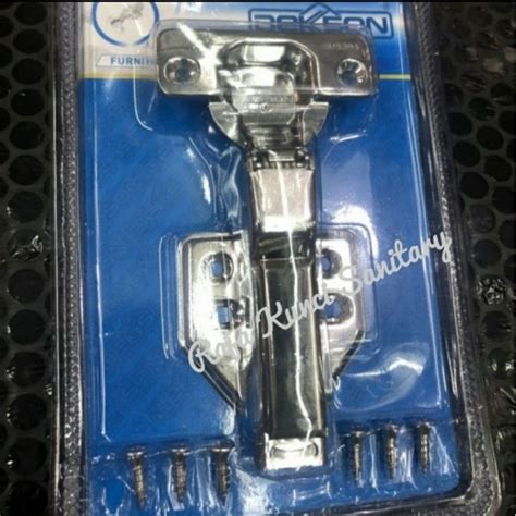 Jual Engsel Sendok Dekson Slow Motion Soft Close Hidrolik Stainless SUS