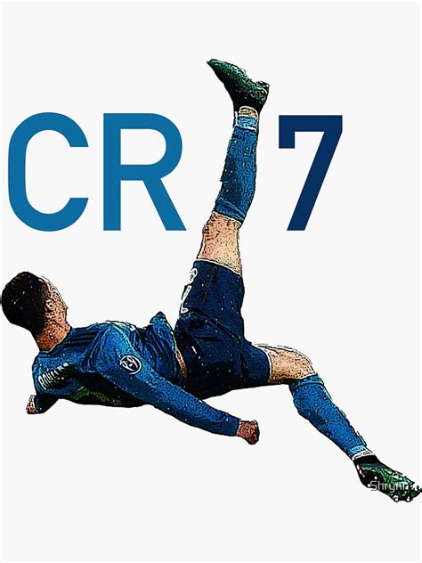 "Cristiano Ronaldo - Real Madrid - CR7" Sticker for Sale by Shrynn ...