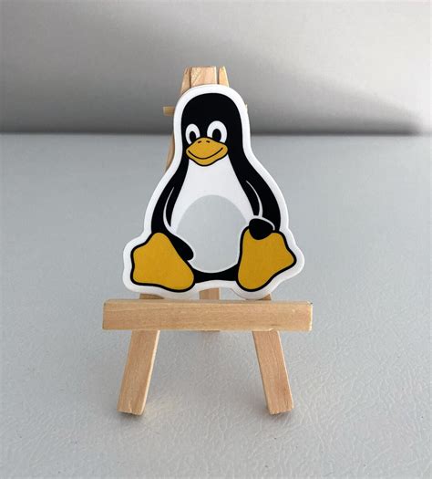 Linux Penguin tux High Quality Vinyl Sticker - Etsy