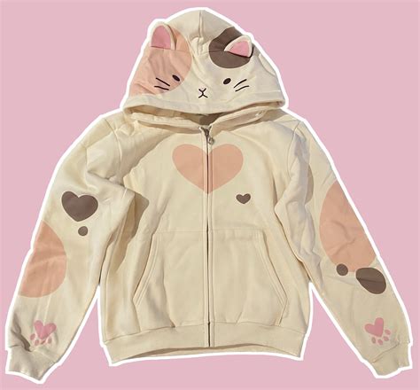 Official Calico Game Cat Zip Up Hoodie Etsy Canada In 2024 Adult