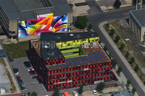 Luftaufnahme Leipzig Neubau Des Biocube Der Leipziger Gewerbehof