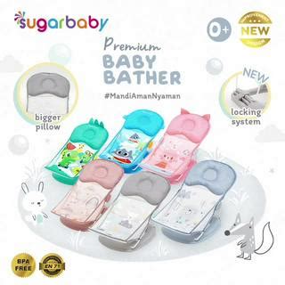 Jual Sugar Baby Premium Baby Bather Deluxe Kursi Jaring Alas Mandi