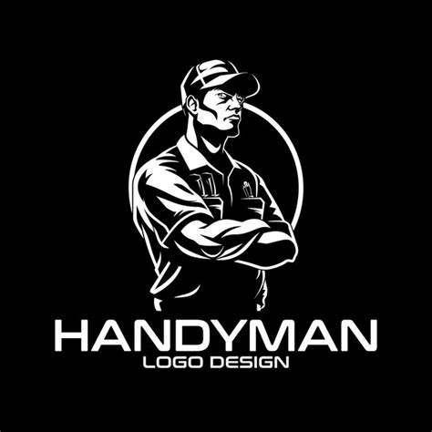 Handyman Vector Logo Design Premium Ai Generated Vector